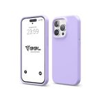 Babilden iPhone Kılıf İnce Sıvı Silikon 3 Katmanlı Tam Kaplamalı Yumuşak Jel Kauçuk Kılıf Kapak, Koyu Lila (iPhone 11 Pro Max 15)