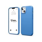Babilden iPhone Kılıf İnce Sıvı Silikon 3 Katmanlı Tam Kaplamalı Yumuşak Jel Kauçuk Kılıf Kapak, Mat Lacivert (iPhone 15 Plus 21)