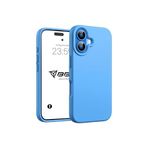 Babilden iPhone Kılıf İnce Sıvı Silikon 3 Katmanlı Tam Kaplamalı Yumuşak Jel Kauçuk Kılıf Kapak, Mat Lacivert (iPhone 16 21)
