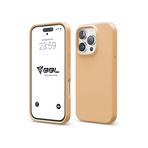Babilden iPhone Kılıf İnce Sıvı Silikon 3 Katmanlı Tam Kaplamalı Yumuşak Jel Kauçuk Kılıf Kapak, Mat Turuncu (iPhone 16 Pro Max 35)