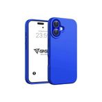 Babilden iPhone Kılıf İnce Sıvı Silikon 3 Katmanlı Tam Kaplamalı Yumuşak Jel Kauçuk Kılıf Kapak, Parlak Lacivert (iPhone 16 10)