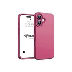 Babilden iPhone Kılıf İnce Sıvı Silikon 3 Katmanlı Tam Kaplamalı Yumuşak Jel Kauçuk Kılıf Kapak, Pudra Pembe (iPhone 16 33)