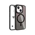 Babilden iPhone MagSafe ile Uyumlu Askeri Sınıfta Koruma Sararma Önleyici Çizilmeye Dirençli Sırt Manyetik Telefon Kılıfı (Siyah, iPhone 14 Plus / 15 Plus)
