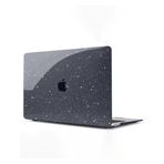 Babilden MacBook İnce Sararmayan Şeffaf MacBook Crystal iShield Kapak Sert Kabuk Koruma Kılıfı (Air 13.6 2022 M2 A2681 Simli Siyah)