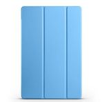 Babilden Samsung Galaxy Tab S9 FE Plus/Galaxy Tab S10 Plus Tablet ile Uyumlu Tablet Kılıfı Smart Cover Uyku Modlu Standlı Arkası Sert Şeffaf Kapak Mavi