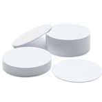 BABIQT 30 adet NFC Etiket Yuvarlak Kart, Yeniden Yazılabilir NTAG215 PVC Para NFC Kart Etiketi 30 mm (1,18 inç), 504 Bayt Bellek RFID NXP Çip, Amiibo ile Uyumlu, Tüm NFC Etkin Akıllı Telefonlar ve Cihazlar