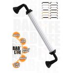 bablife Melis 128mm Beyaz Siyah Metal Lüks Çekmece Dolap Mobilya Kulpları Tüm Renk Seçenekleriyle