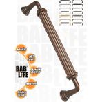 Bablife Melis Metal 192MM Antik Bakır Lüks Çekmece Dolap Mobilya Kulpları Tüm Renk Seçenekleriyle - 192 mm