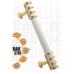 bablife Napoli 96mm Beyaz-Altın Metal Lüks Çekmece Dolap Mobilya Kulpları Tüm Renk Seçenekleriyle