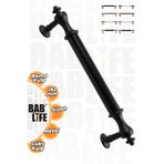 bablife Roma 192mm Mat Siyah Lüks Modern Çekmece Dolap Vestiyer Mobilya Kulpları