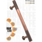 Bablife Vetra Antik Bakır 192MM Metal Lüks Çekmece Dolap Mobilya Kulpları - 192 mm
