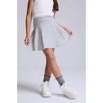 Babokah (Kids Girl) Pileli Mini Etek - Gri - Melanj - 6 Yaş