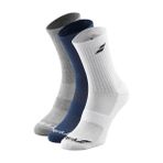 Babolat 3 Çift Tenis Çorabı Renkli Beden 43/46, Çok renkli, Tek Beden