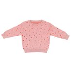 Baboo Puantiye Desenli 1-2 Yaş Pembe Bebek ve Çocuk Kazak