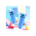 BABUN Silinebilir Uzayabilir Çizgi Film Stitch Karakterli Silikon Dikey Çocuk Kalemlik Kalem Kutusu