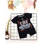 Baby Bonta Babybonta Bebek Tulum Kısa Kollu 6-24 Ay - 6 - 9 Ay - Siyah