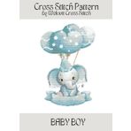 BABY BOY Cross Stitch Pattern: A beautiful cross stitch pattern for your next project! (Welovit Cross Stitch Patterns)