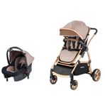 Baby Care 310 Safari Kahve Bej Kahverengi Travel Sistem Bebek Arabası