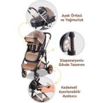 Baby Care 440 Colarado Chrome Travel Bebek Arabası Kahve - Kahverengi