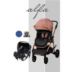 Baby Care Alfa Kahverengi Travel Sistem Bebek Arabası