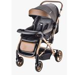 Baby Care BC65 Gold Siyah Capron Çift Yönlü Bebek Arabası