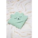 Baby Class %100 Pamuk Ayıcık Nakışlı Bebek Havlu Kundak 70x70 Cm Kese Lovely Bear