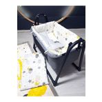 Baby Clime 45x85 Keten Cibinlikli Portatif Beşik ve Uyku Seti - Anne Yanı Sallanır Bebek Beşiği USR-KETENCB-4585-1.