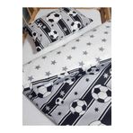 Baby Clime 5 Parça 90x130 Bebek Uyku Seti - Yorgan Yastık Çarşaf Takımı - Beşiktaş Desen