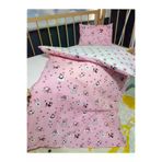 Baby Clime 5 Parça 90x130 Bebek Uyku Seti - Yorgan Yastık Çarşaf Takımı - Penguen Desenli USR-90130-5 Parça