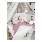 Baby Clime 60x120 Lüks Cibinlikli Bebek Uyku Seti 17 Parça Bebeğinize Özel İsimli Nakışlı USN-60120-LCİB-4.