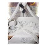 Baby Clime 60x120 Nakışlı Bebek Uyku Seti Isimli - Lüks Cibinlik Ve Aparat - Başak Nakış Motifi USN-60120-LCİB-1.