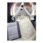 Baby Clime 70x120 Bebek Uyku Seti - Lüks Cibinlik Ve Aparat Dahil - Ay Yıldız Desenli USR-70120-LCİB-1.