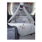 Baby Clime 70x120 Nakışlı Isimli Bebek Uyku Seti 18 Parça - Lüks Cibinlik Ve Aparat - Safari USN-70120-LCİB-2.