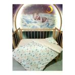 Baby Clime 90x130 Bebek Uyku Seti 5'li - Somon Bulut Yıldız Desenli (TÜM ÖLÇÜLERE UYGUN) USR-90130-5'Lİ