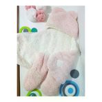 Baby Clime BABC-DIŞKUN Welsoft Bebek Dış Kundak Sarma Battaniyesi Açık Pembe - Kapüşonlu Çift Katman Ayaklı Model