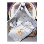 Baby Clime Bebek Beşik Uyku Seti 60x120 - Cibinlikli, Yorgan ve Yastık Dijital Baskılı USDIJ-2-60120-LCİB-1.