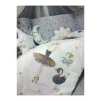 Baby Clime Bebek Uyku Seti 60x120 - Cibinlikli, Beşik Kenar Korumalı, Dijital Yorgan ve Yastık USDIJ-2-60120-LCİB-2.