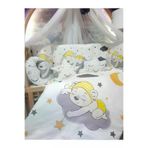 Baby Clime Bebek Uyku Seti 60x120 - Mobilya Beşik İçin, Beşik Kenar Korumalı, Dijital Baskılı USDIJ-5-60120-LCİB-1.