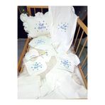 Baby Clime BEYHÇP-10LU-4. İsimli 10 Parça Hastane Çıkış Seti + Fırfırlı Müslin Kırlent (Dolgulu)