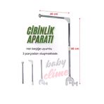 Baby Clime CİBİNLİKAP 40X80 Cm Metal Cibinlik Aparatı (Mobilya Ve Park Beşiklere Uygun)