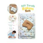 Baby Clime ÇİFT BAKIM-4 Çift Taraflı Bebek Bakım Seti - Alt Açma Minderi, Baş Düzeltme Yastığı Ve Ahşap Diş Kaşıyıcı