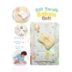 Baby Clime ÇİFT BAKIM-6 Çift Taraflı Bebek Bakım Seti - Alt Açma Minderi, Baş Düzeltme Yastığı Ve Ahşap Diş Kaşıyıcı