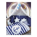 Baby Clime Erkek Bebek Uyku Seti 60x120 - Cibinlikli, Beşik Kenar Korumalı, Dijital Yorgan ve Yastık USDIJ-2-60120-LCİB-1.