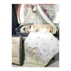 Baby Clime İsimli Bebek Uyku Seti 70x110 - Cibinlikli, Kenar Korumalı, Dijital Yorgan ve Yastık USDIJ-2-70110-LCİB-1.