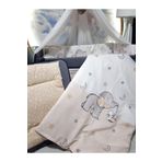Baby Clime Kenar Korumalı 70x110 Bebek Uyku Seti - İsimli, Cibinlikli, Dijital Baskılı USDIJ-5-70110-LCİB-1.
