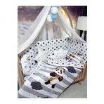 Baby Clime Pandalı Bebek Uyku Seti 60x120 - Cibinlikli, Aparatlı, Yorgan ve Yastık Dijital USDIJ-2-60120-LCİB-1.