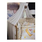 Baby Clime Tavşanlı Bebek Uyku Seti 60x120 - Cibinlikli, Kenar Korumalı, Dijital Yorgan ve Yastık USDIJ-2-60120-LCİB-1.