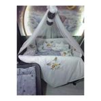Baby Clime USN-70110-LCİB-3. 70X110 Nakışlı Isimli Bebek Uyku Seti 18 Parça - Lüks Cibinlik Ve Aparat - Safari
