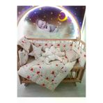 Baby Clime USR-60120-1. 60X120 Bebek Uyku Seti - Cibinliksiz - Ayıcık Desenli (Mobilya Beşik Hariç)