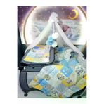 Baby Clime USR-70120-LCİB-1. 70X120 Bebek Uyku Seti - Lüks Cibinlik Ve Aparat Dahil - Sevimli Hayvanlar